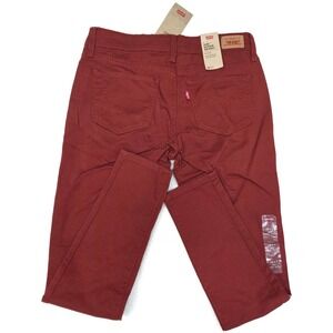 Levis 535 Jeans Womens 28 Red Super Skinny Stretch Denim 5 Pocket Pants